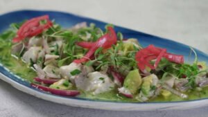 Ceviche de corvina